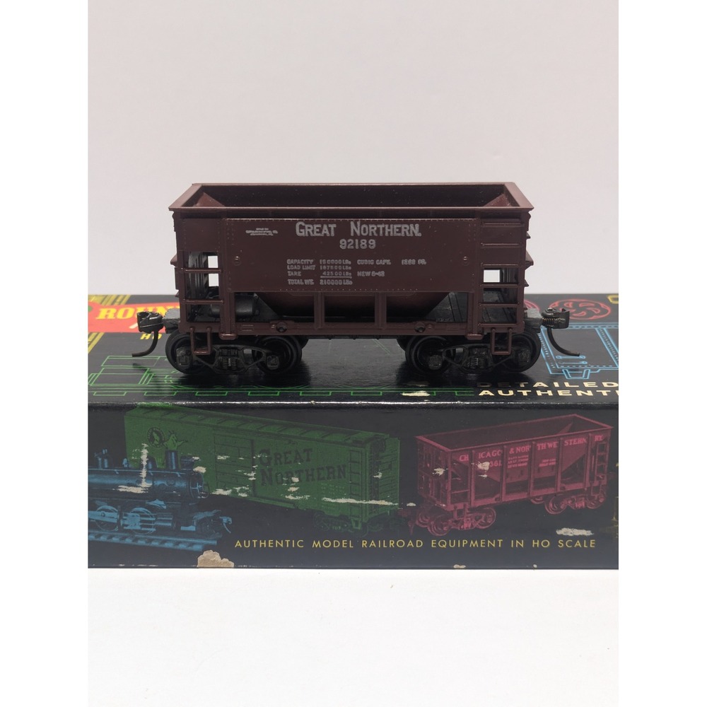 Roundhouse Vintage HO Scale Great Northern 92189 Rectangular Ore Car Brown